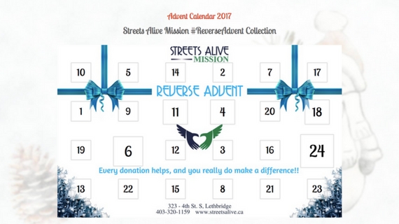 ReverseAdvent 2017 Streets Alive Mission