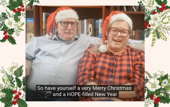 Merry Christmas and HOPE-filled New Year - Ken and Julie - Streets Alive Mission