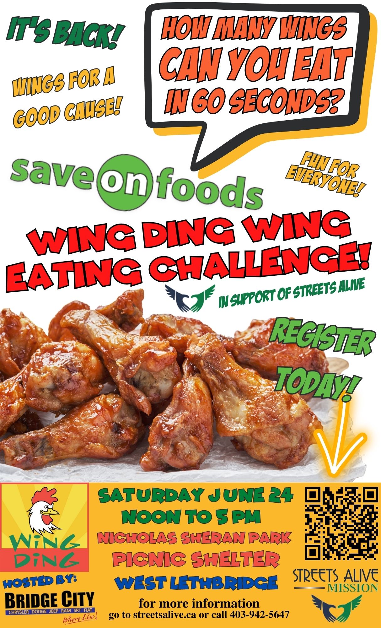 Wing Ding Wing Challenge | Streets Alive Mission